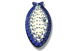 E19 Bunzlau middel groot Visbord 30x14cm 1935X Serveerschalen